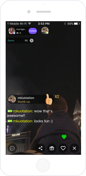 Basik stream screen